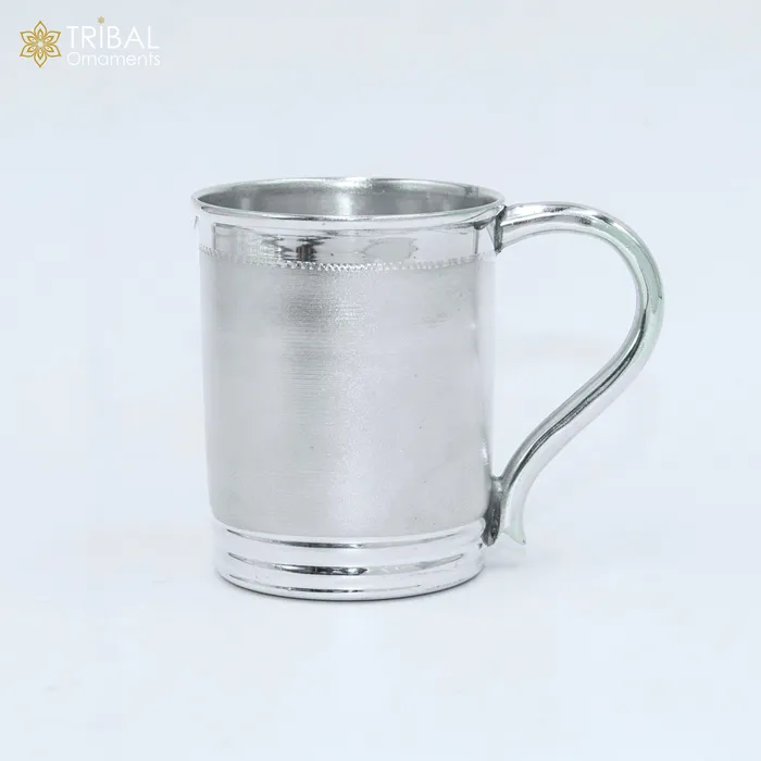 925 Sterling silver mickey mouse cartoon design baby milk glass baby water glass best kids gifting article sv301 TRIBAL ORNAMENTS Rings