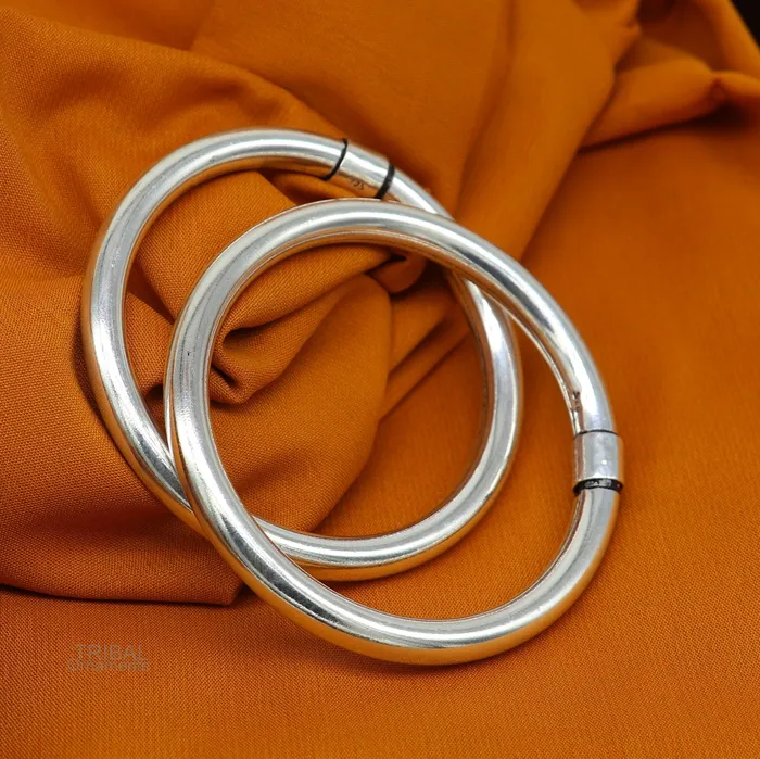 925 sterling silver plain shiny bright bangle bracelet kada excellent personalized gifting stylish fancy bangle mens or girls ba136 TRIBAL ORNAMENTS Bracelets 925 sterling silver plain shiny bright bangle bracelet kada excellent personalized gifting stylish fancy bangle mens or girls ba136 TRIBAL ORNAMENTS Bracelets