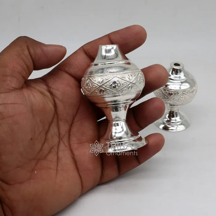 925 sterling silver Vintage classicle design incense sticks standholder Agarbatti stand fabulous royal puja temple article su1049 TRIBAL ORNAMENTS Rings