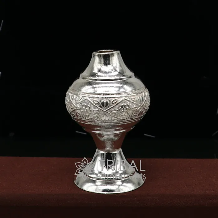 925 sterling silver Vintage classicle design incense sticks standholder Agarbatti stand fabulous royal puja temple article su1049 TRIBAL ORNAMENTS Rings