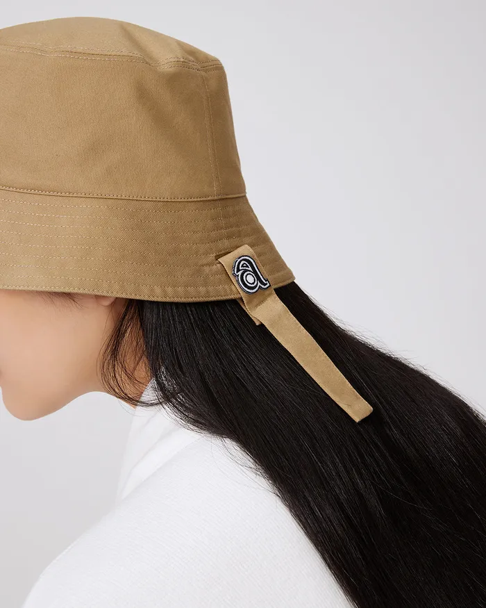 ADEAM Earrings Khaki Logo Bucket Hat