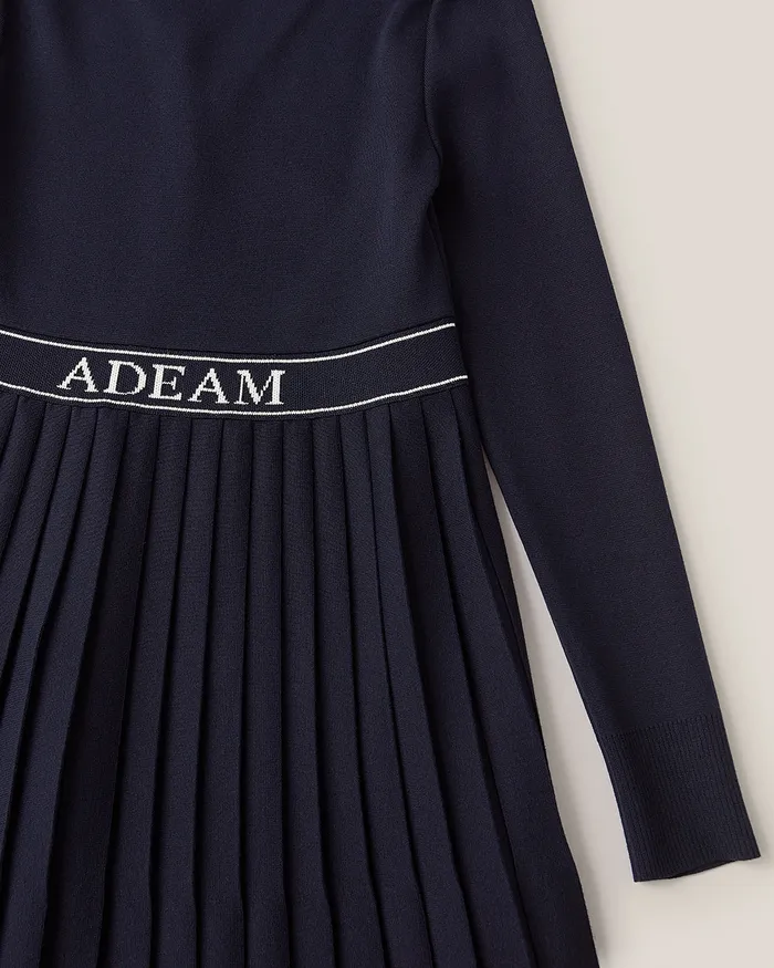 ADEAM Earrings Navy Graf Cardigan