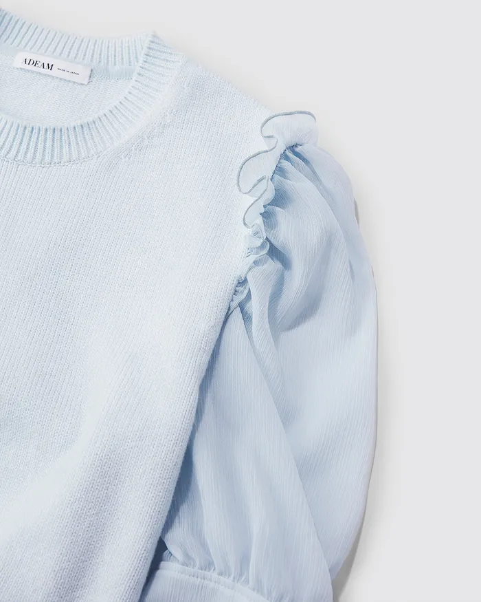 ADEAM Mist Blue Goldfish Knit Top Rings ADEAM Mist Blue Goldfish Knit Top Rings