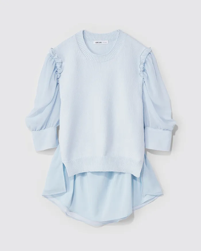 ADEAM Mist Blue Goldfish Knit Top Rings ADEAM Mist Blue Goldfish Knit Top Rings