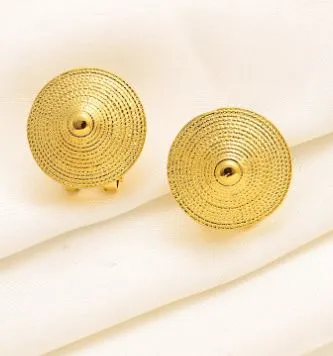 alice Earrings AZ1579 Gold Pagoda Hat Earrings