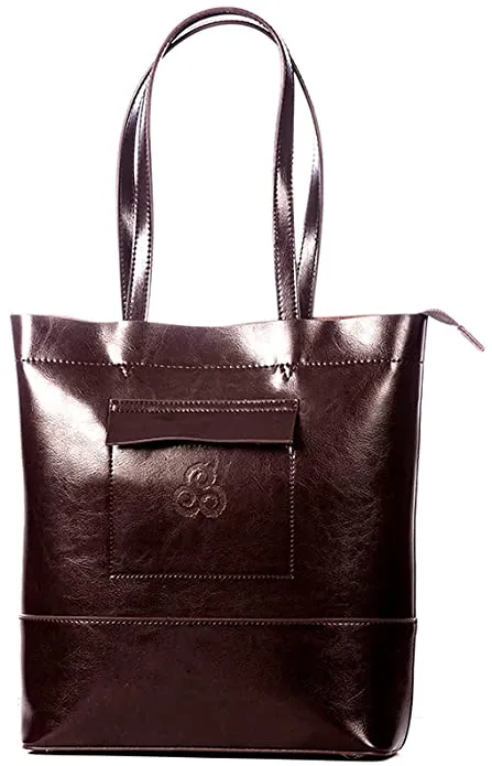 Aran Woollen Mills Aran Woollen Mills Large Leather Tote Earrings