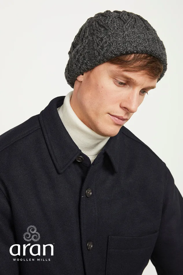 Aran Woollen Mills Earrings Super Soft Merino Wool Trellis Hat