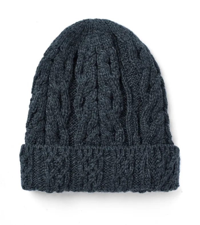 Aran Woollen Mills Earrings Super Soft Merino Wool Trellis Hat