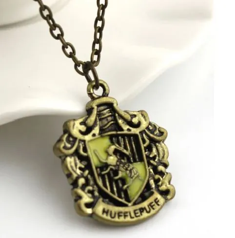 AZ60 Gold Shield Necklace with FREE EARRINGS alice Necklaces