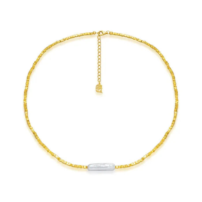 Baroque Freshwater Pearl Necklace WN00534 Happy Summer Pearly Lustre Necklaces Baroque Freshwater Pearl Necklace WN00534 Happy Summer Pearly Lustre Necklaces