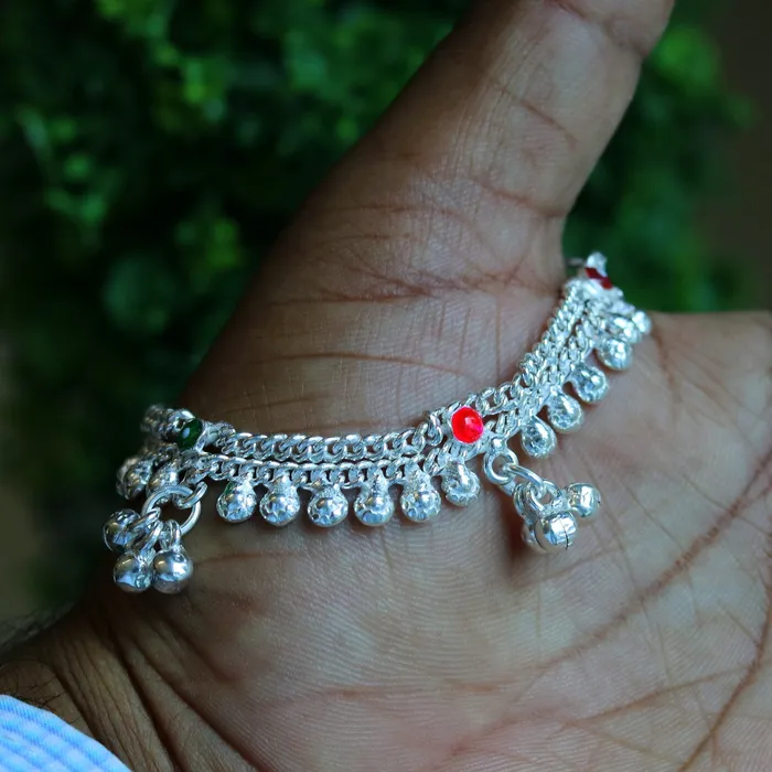 Bracelets 60 sterling silver handmade baby kids ankle bracelet noisy sound bells customized charm anklets jewelry belly dance gifting jewelry ank202 TRIBAL ORNAMENTS Bracelets 60 sterling silver handmade baby kids ankle bracelet noisy sound bells customized charm anklets jewelry belly dance gifting jewelry ank202 TRIBAL ORNAMENTS