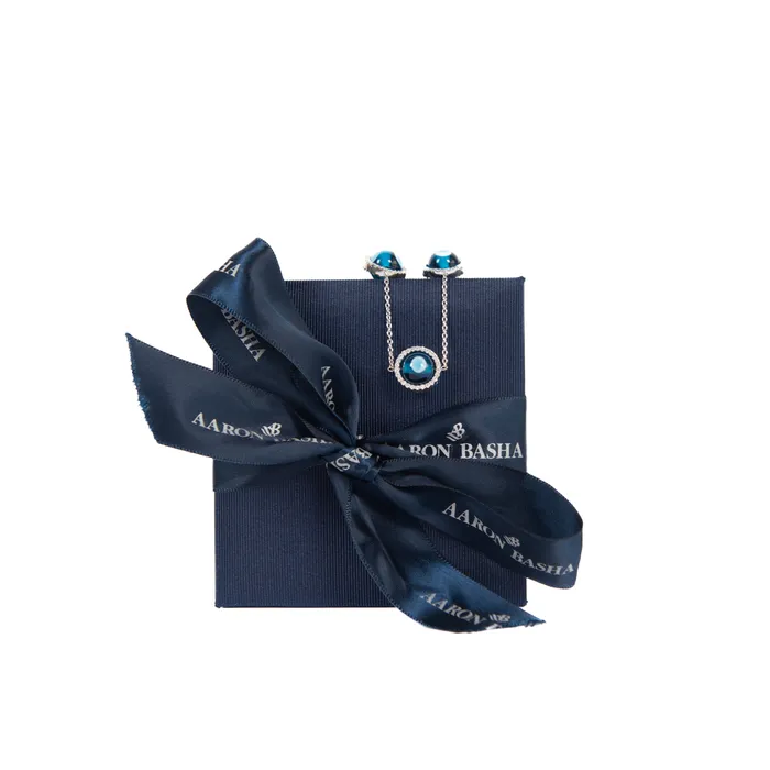 Bracelets Aaron Basha PreOwned Aaron Basha Diamond Evil Eye Bracelet