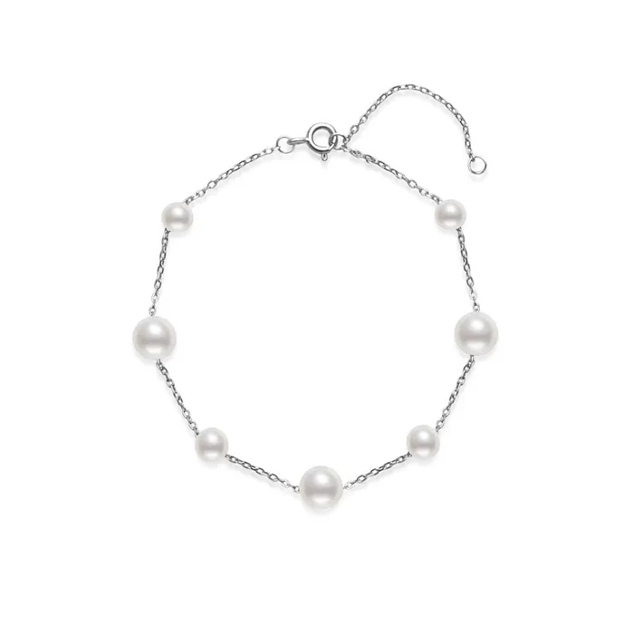 Bracelets Pearly Lustre Elegant 18K Solid Gold Akoya Pearl Bracelet KB00048 Bracelets Pearly Lustre Elegant 18K Solid Gold Akoya Pearl Bracelet KB00048