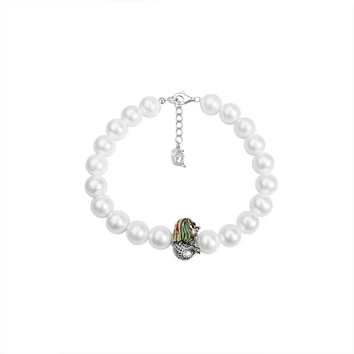 Bracelets Pearly Lustre Merlion Freshwater Pearl Bracelet WB00083 New Yorker Bracelets Pearly Lustre Merlion Freshwater Pearl Bracelet WB00083 New Yorker