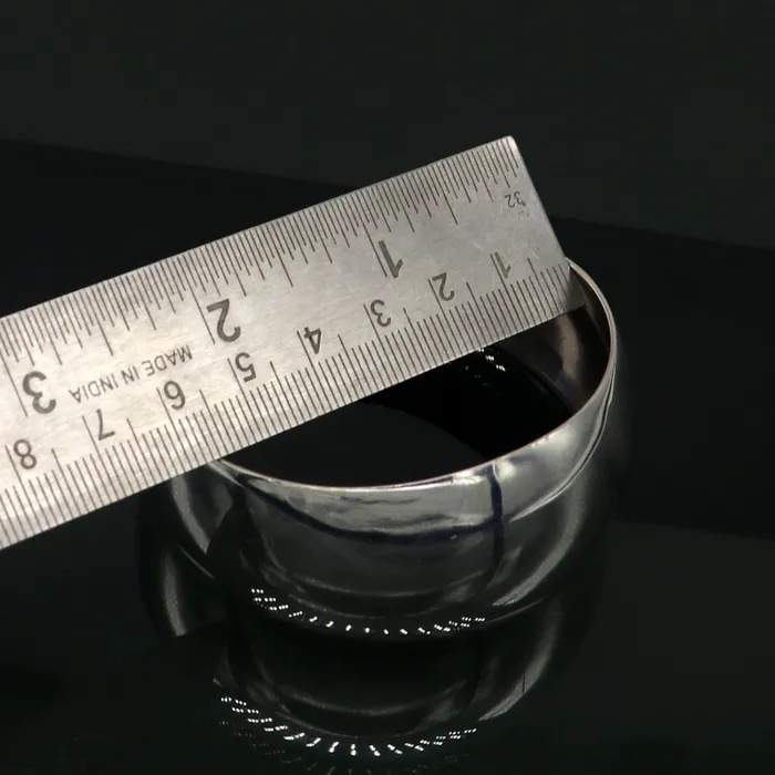 Bracelets TRIBAL ORNAMENTS 925 fine sterling silver fabulous bright shiny stylish new trendy modern fancy Bollywood style elegant cuff bangle bracelet cuff39