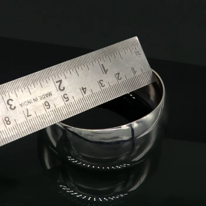 Bracelets TRIBAL ORNAMENTS 925 fine sterling silver fabulous bright shiny stylish new trendy modern fancy Bollywood style elegant cuff bangle bracelet cuff39