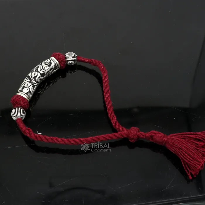 Bracelets TRIBAL ORNAMENTS 925 sterling silver modern Fancy stylish charm bracelet adjustable brides gifting fashion wedding ethnic bracelet tribal jewelry sbr681