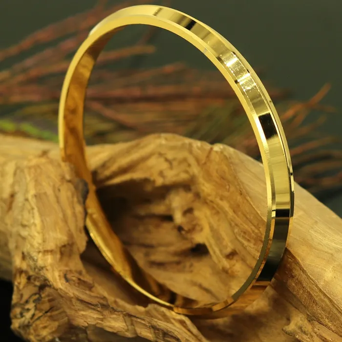 Bracelets TRIBAL ORNAMENTS Punjabi Sikh solid silver handmade gold polished bangle bracelet kada amazing customized design personalized gift for toddlers tribal jewelry nssk231