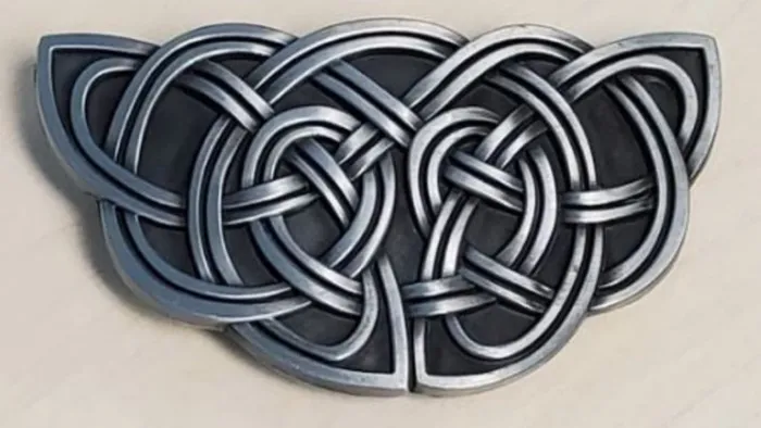 BU46 Celtic Knot Belt Buckle POLLY Earrings
