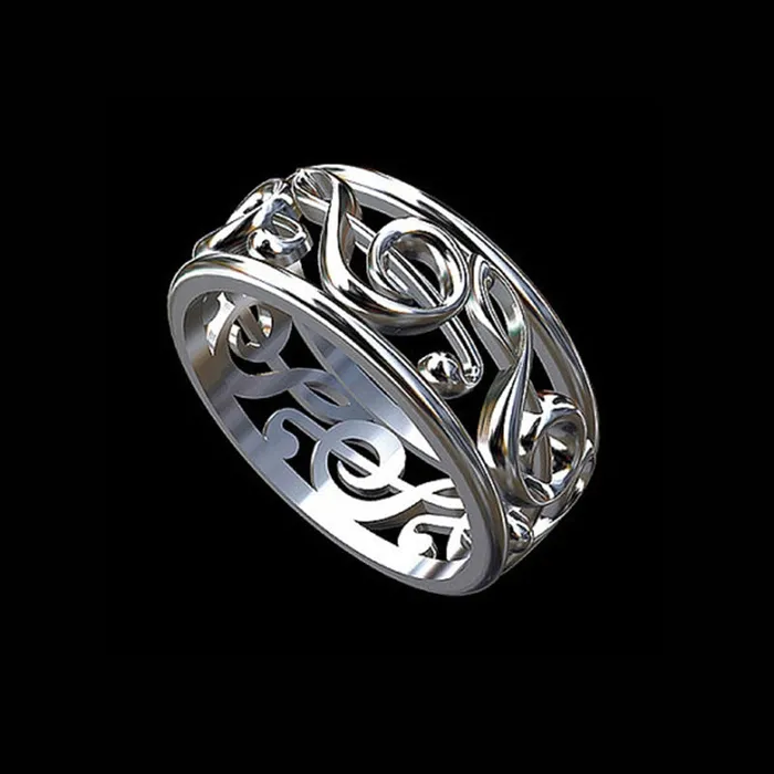 bulldog Official Store Rings Celtic Treble Clef Fashion Ring