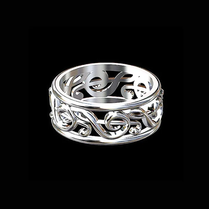 bulldog Official Store Rings Celtic Treble Clef Fashion Ring