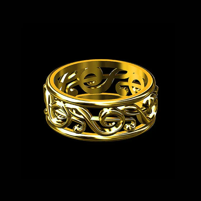 bulldog Official Store Rings Celtic Treble Clef Fashion Ring