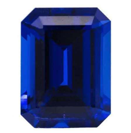 Chatham LabGrown Emerald Blue Sapphire Stone Size FIRE BRILLIANCE Rings