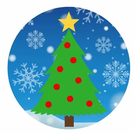 CT08 Christmas Tree Coaster Iris Fashion Jewelry Necklaces