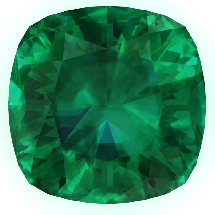 Cushion Chatham LabGrown Emerald Gems Chatham Earrings