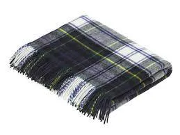 Earrings A Moon Son LTD Dress Gordon Tartan Pure New Wool Blanket