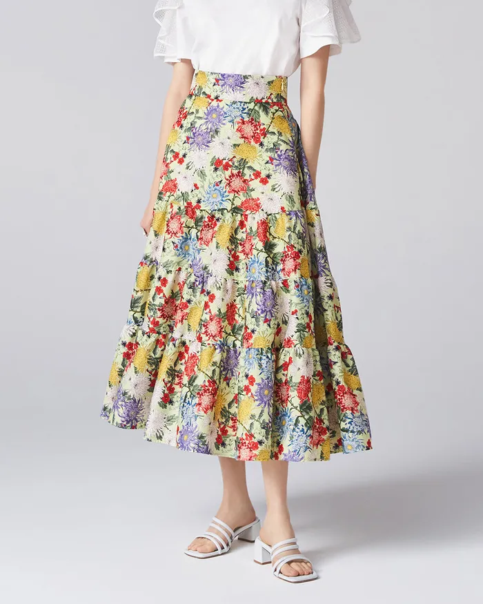 Earrings ADEAM Print Hanabi Skirt
