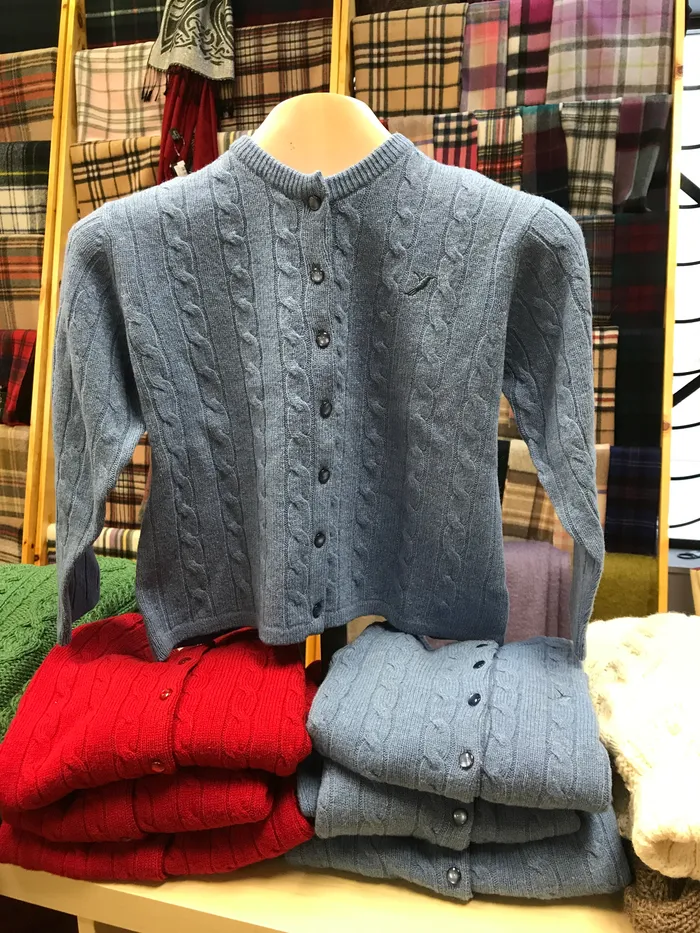 Earrings Aran Woollen Mills Childrens Button Cardigan