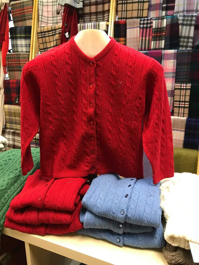 Earrings Aran Woollen Mills Childrens Button Cardigan