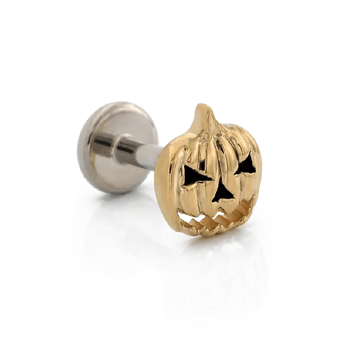 Earrings Body Vision Jack O Lantern