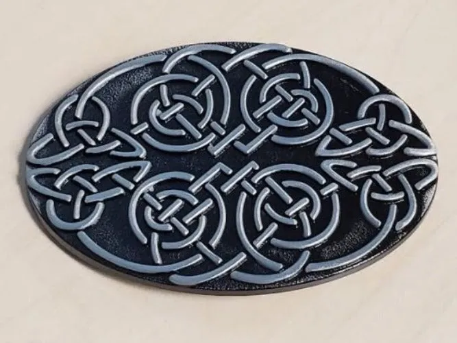 Earrings BU193 Celtic Knot Belt Buckle POLLY