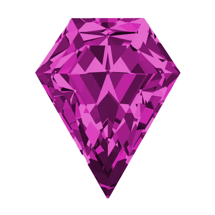 Earrings Fire Brilliance Shield FAB LabGrown Pink Sapphire Gems