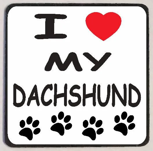 Earrings Iris Fashion Jewelry M124 I Love My Dachshund