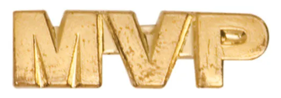 Earrings jd F83 MVP Tie Tack Lapel Pin