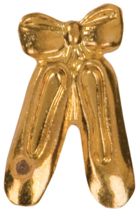 Earrings jd F90 Ballet Slippers Tie Tack Lapel Pin
