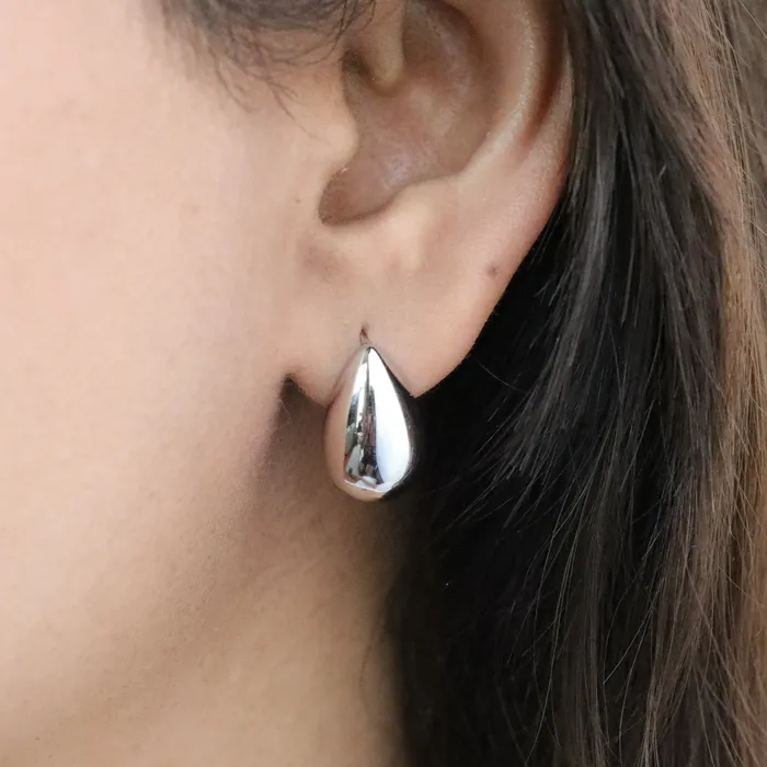Earrings Jewelvers 925 Sterling Silver Water Drop Stud Earrings