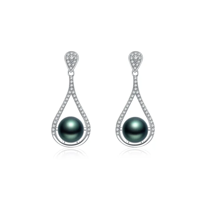 Earrings Pearly Lustre Tahitian Pearl Earrings WE00783