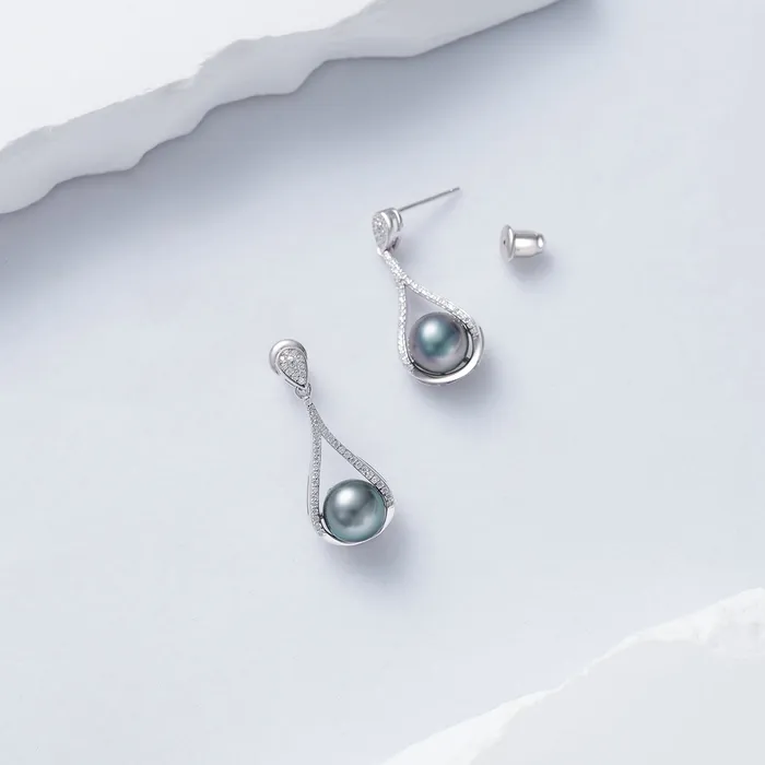 Earrings Pearly Lustre Tahitian Pearl Earrings WE00783