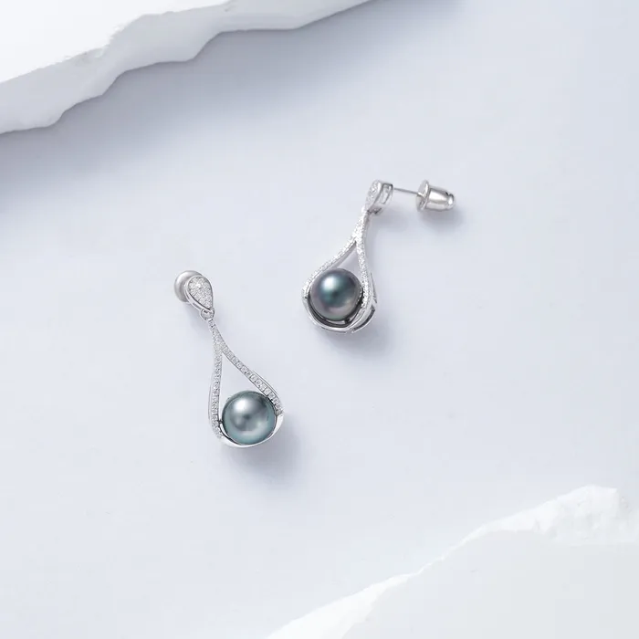 Earrings Pearly Lustre Tahitian Pearl Earrings WE00783