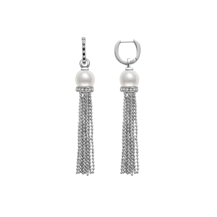 Earrings Pearly Lustre Top Lustre Freshwater Pearl Earrings WE00727 SAFARI
