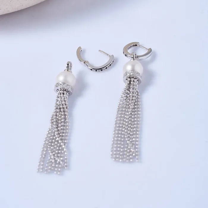 Earrings Pearly Lustre Top Lustre Freshwater Pearl Earrings WE00727 SAFARI