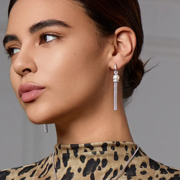 Earrings Pearly Lustre Top Lustre Freshwater Pearl Earrings WE00727 SAFARI