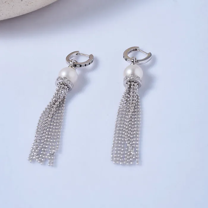 Earrings Pearly Lustre Top Lustre Freshwater Pearl Earrings WE00727 SAFARI