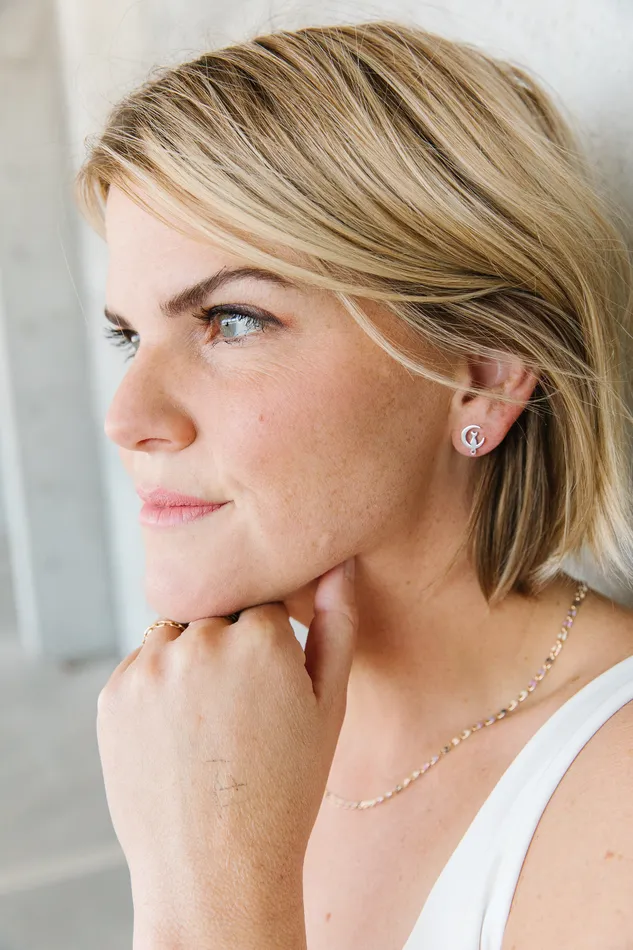 Earrings SMJEL Grace Store Cat in the Moon Studs
