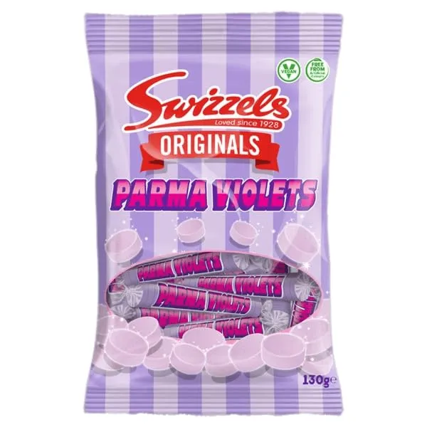 Earrings Swizzels Parma Violets 130g Ramsden International