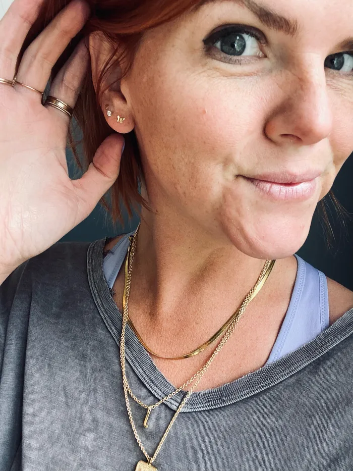 Earrings WANTME Butterfly Screwbacks
